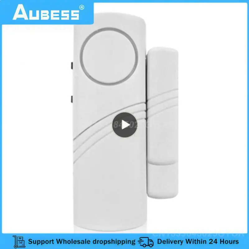 

Door Window Contact Sensor Mini Door And Window Alarm Gate Detector Security Alarm Device Home Safety Alarm Accessories