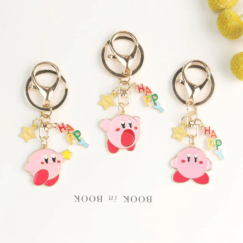 

Мультяшный аниме Kirby модель игрушки акриловый значок креативная звезда кулон брелок аксессуары брелок для девочек праздничный подарок
