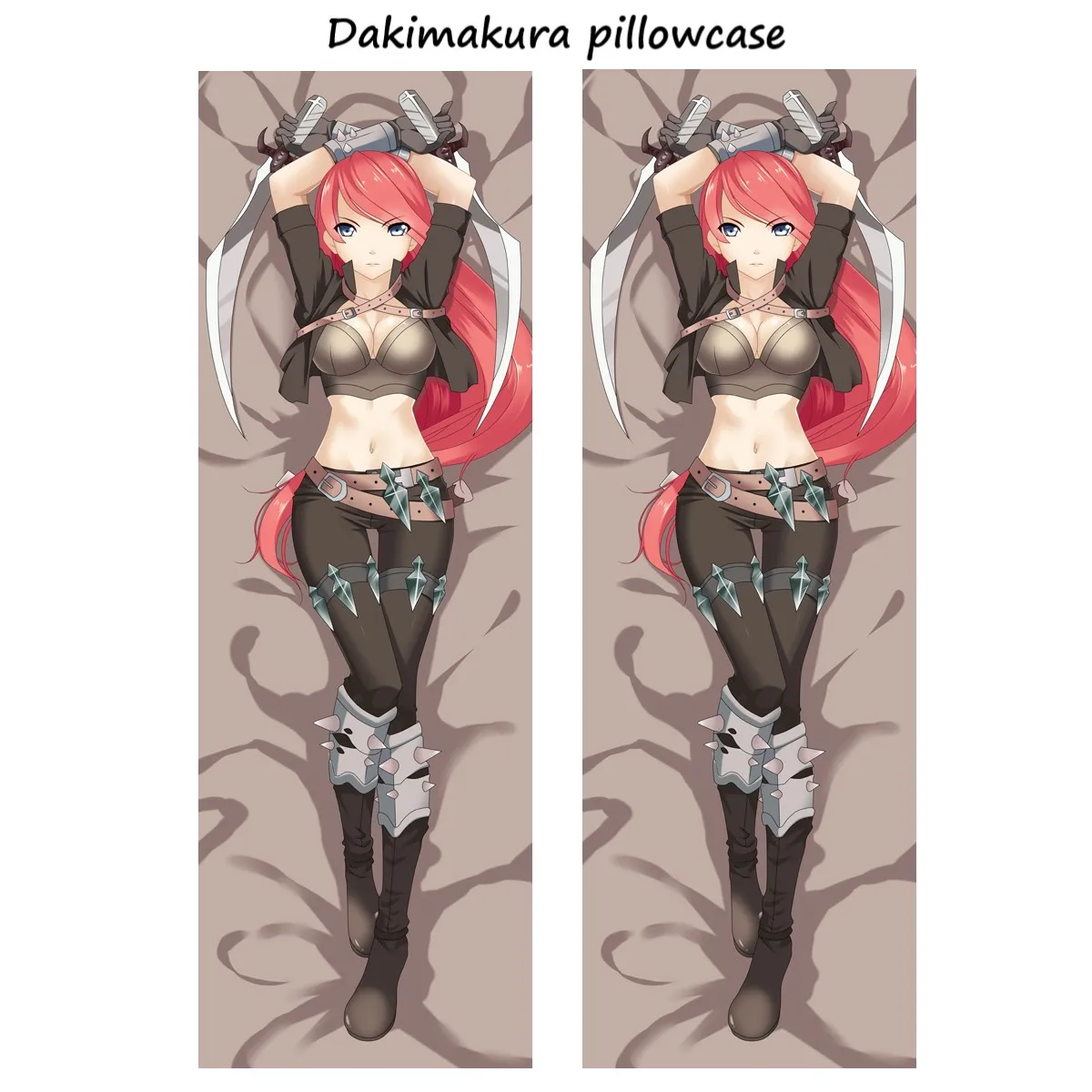 

Anime Game Hugging Body Pillowcase Legends Katarina Cosplay Dakimakura The Sinister Blade Costume DIY Backrest Bed Pillow Cover