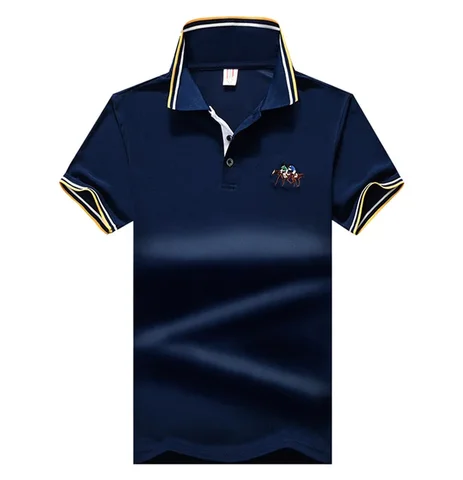 Летняя рубашка-поло с вышивкой размера плюс 7XL 8XL, Мужская дышащая Повседневная рубашка-поло с коротким рукавом для спортзала, бега, гольфа, рубашки-поло