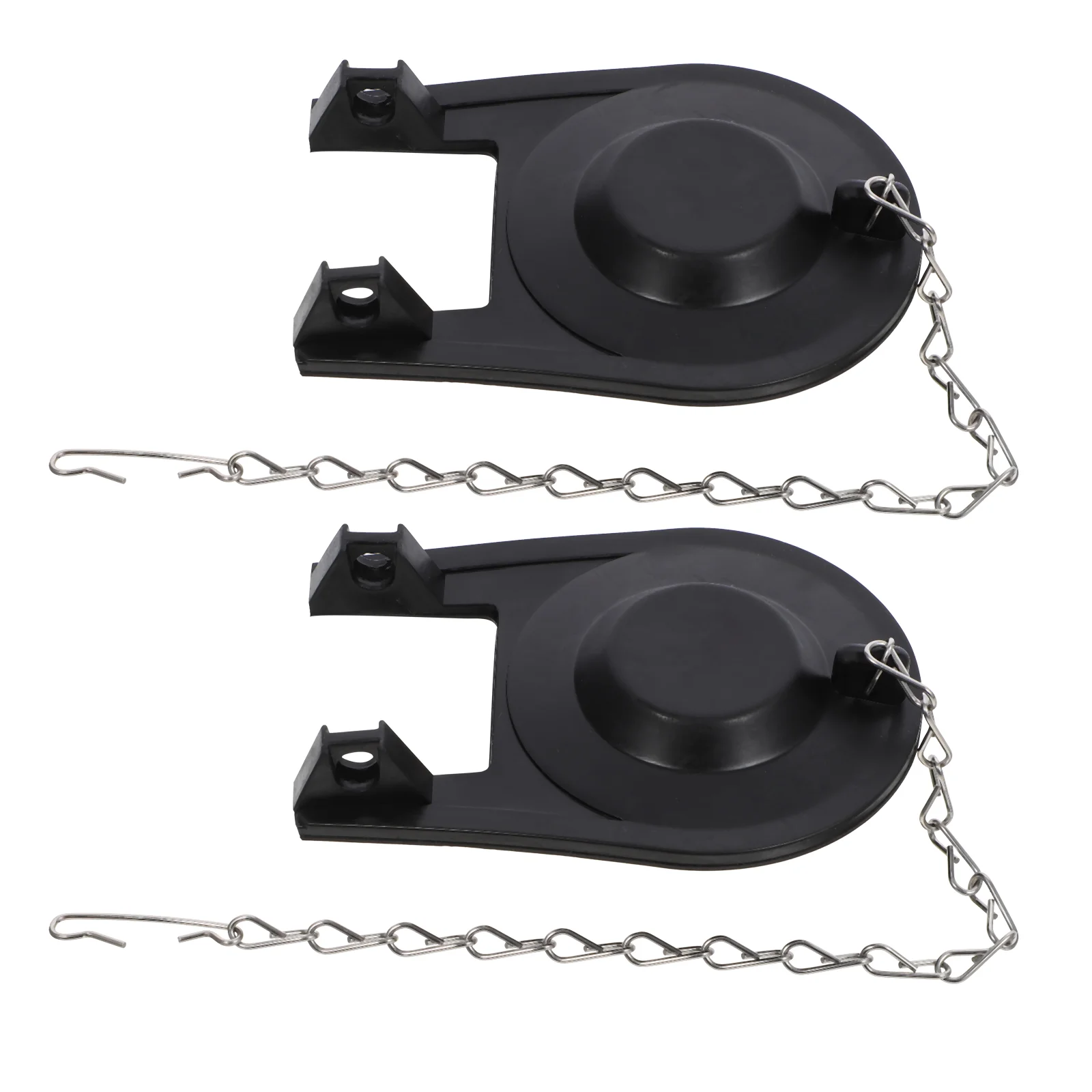 

2 Pcs Toilet Seat Stopper Flapper Water-saving Seal Chain Home Tank Drain Valve Valves Pvc