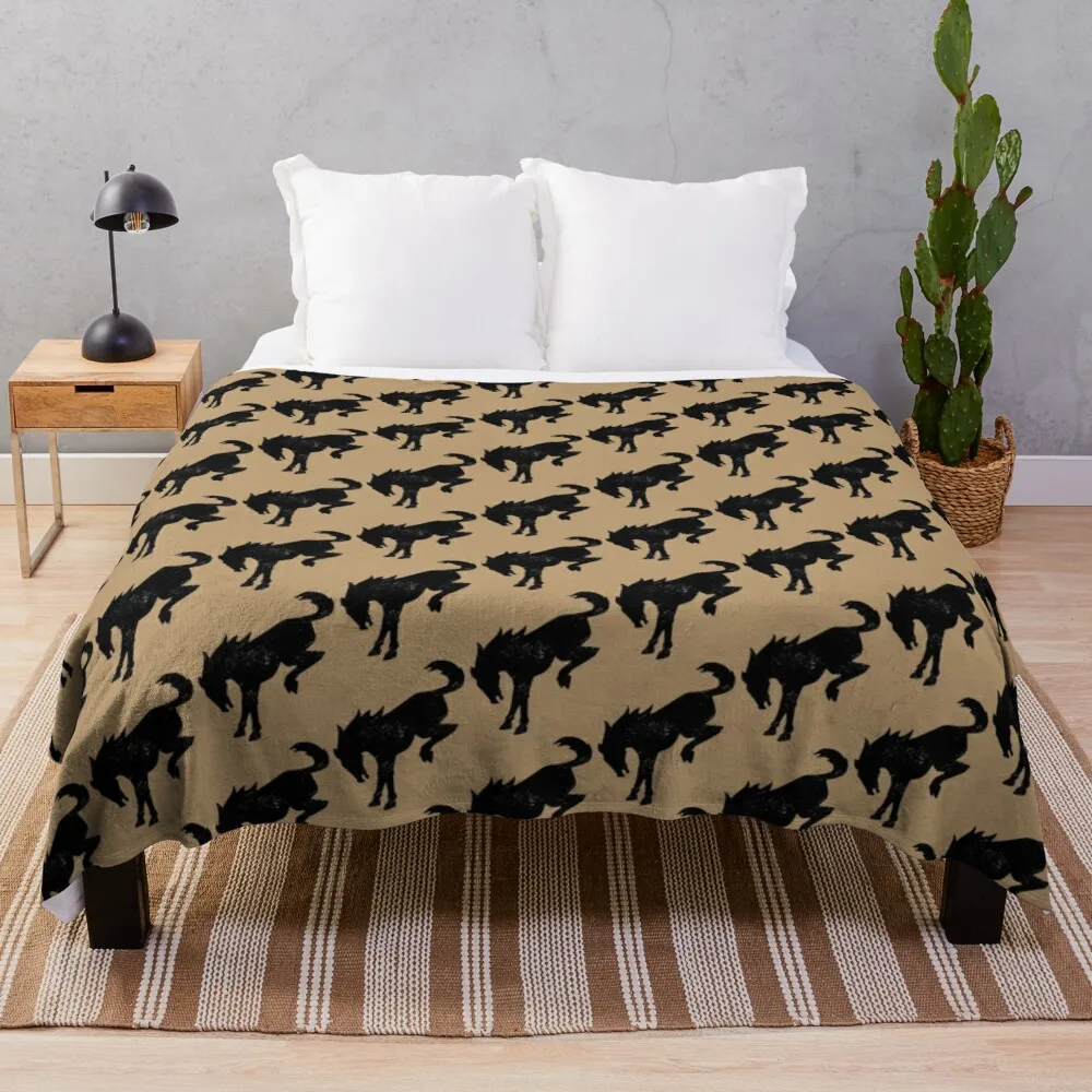

Bronco Throw Blanket Cute Blanket Plaid Fluffy Soft Blankets Double-Sided Blanket