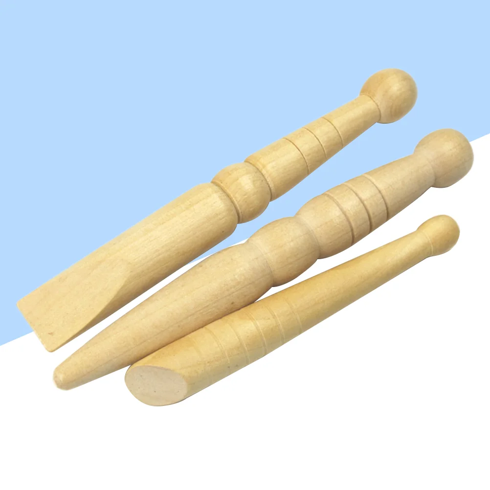 

Foot Massageroller Tool Hand Wooden Stick Reflexology Wood Massaging Tools Canehook Facial