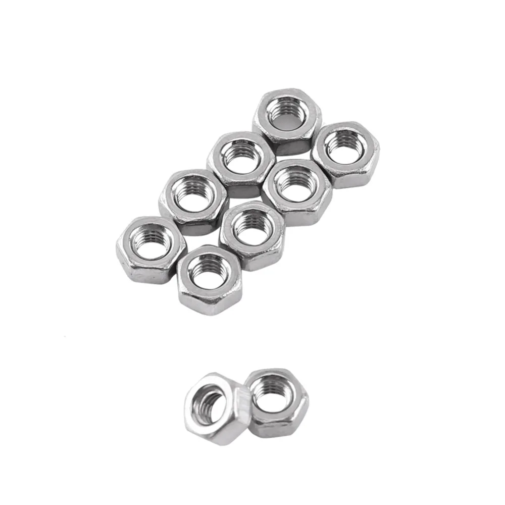 250Pcs M3 Hex Socket Screws 304 Stainless Steel Screw & Bolt Hex Nuts Washers Assortment Kit Fastener tornillos images - 6