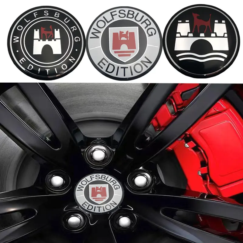 Логотип для Vw Passat Jetta TDI Golf WOLFSBURG EDITION наклейки на колпачок центра колеса эмблема