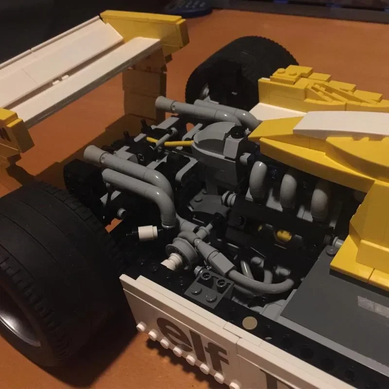 Классическая модель RS10 масштаб 1:8 Формула 1 реальные строительные блоки-кирпичи