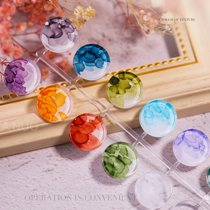 

Nail Art Painting Blooming Liquid Watercolor Marbling Ink Gel Soak off UV Nail Polish for Nails Polish Salon Blossom Varnishes