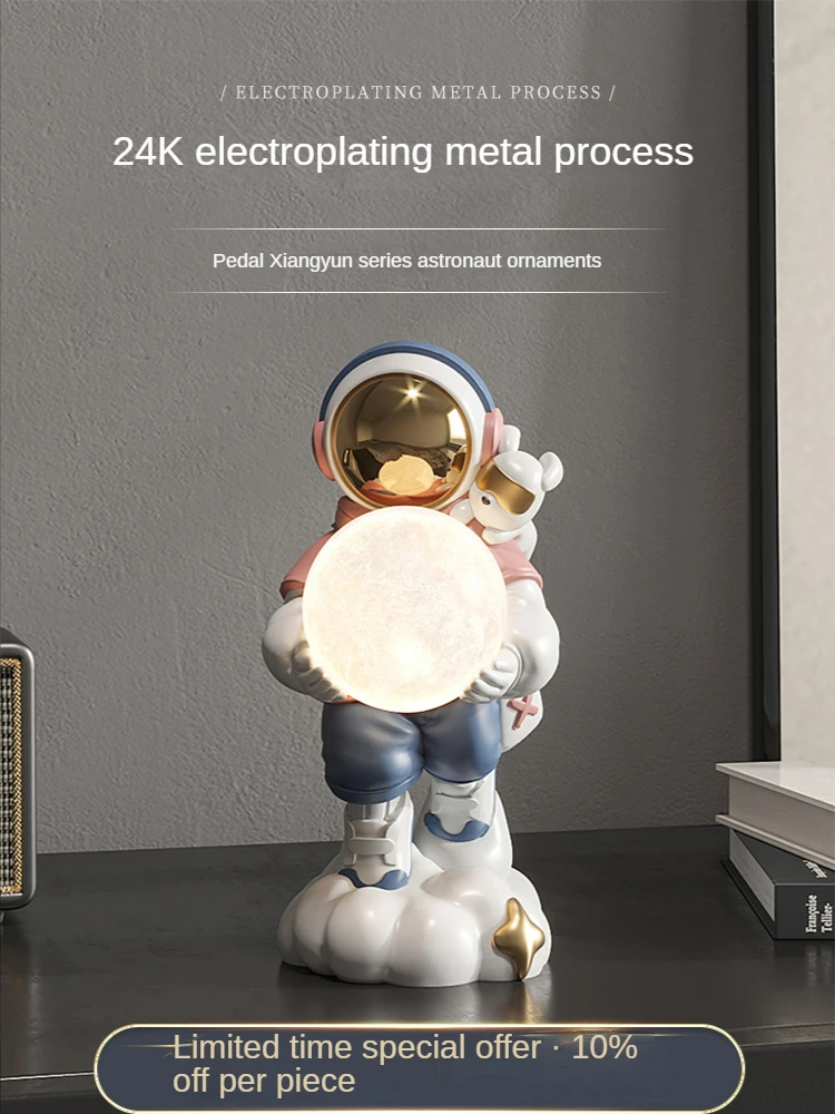 

Creative Astronaut Nightlight Decoration for Children's Room Bedroom Decoration for Astronaut Boy Birthday Gift