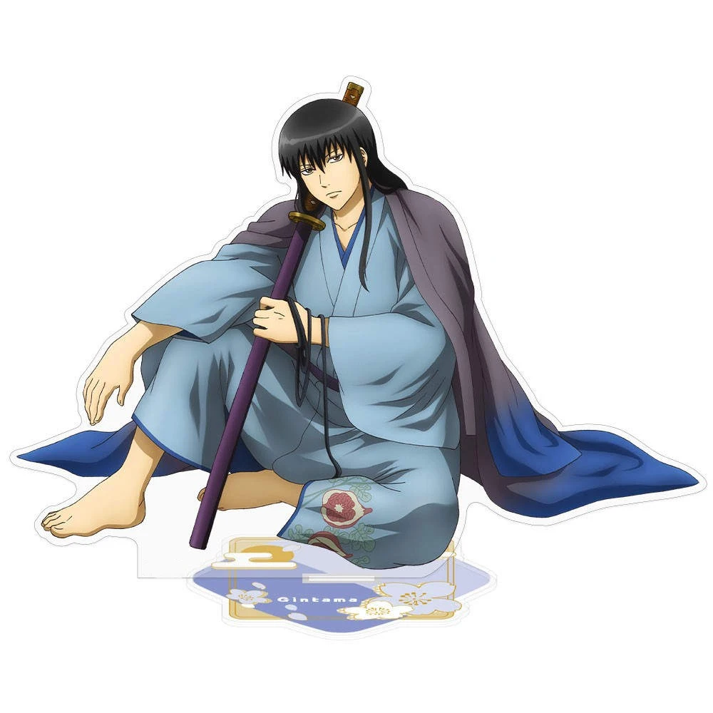 Магазин аниме GinTama Takasugi Okita Hijikata Gin-san City Life Ver AcrylicStand HD Персонажи Настольный декор