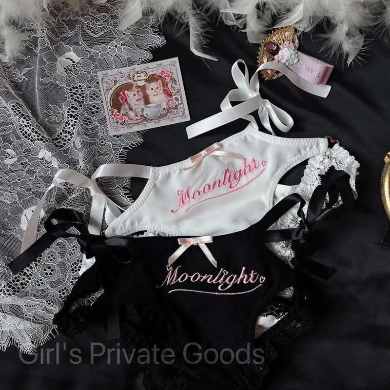 

Новинка, сексуальное женское нижнее белье, кавайные Ажурные кружевные стринги, женские трусы с вышивкой и низкой талией, дышащие трусы для девушек, нижнее белье, подарки