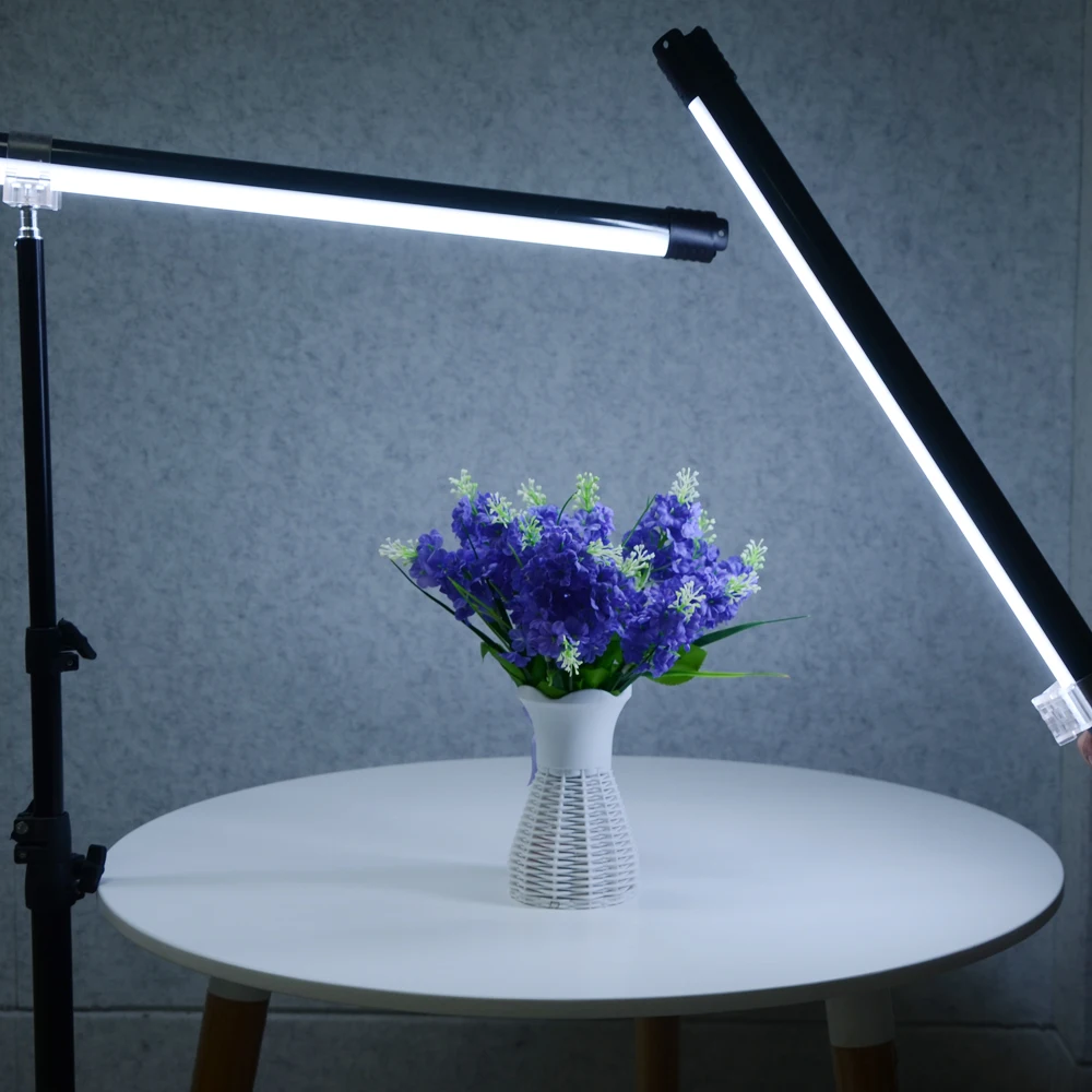 

LED Stick Lamp Video Light Portable Photography Studio Lamp Warm & Cold Color Phone App Control + Handbag LED Stick Light