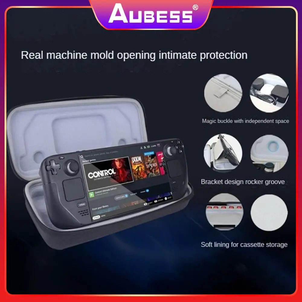 

Elastic Design Gbc Game Pack Soft Lining Game Machine Storage Bag Waterproof Eva Bag Shockproof Anti-fall Game Pack