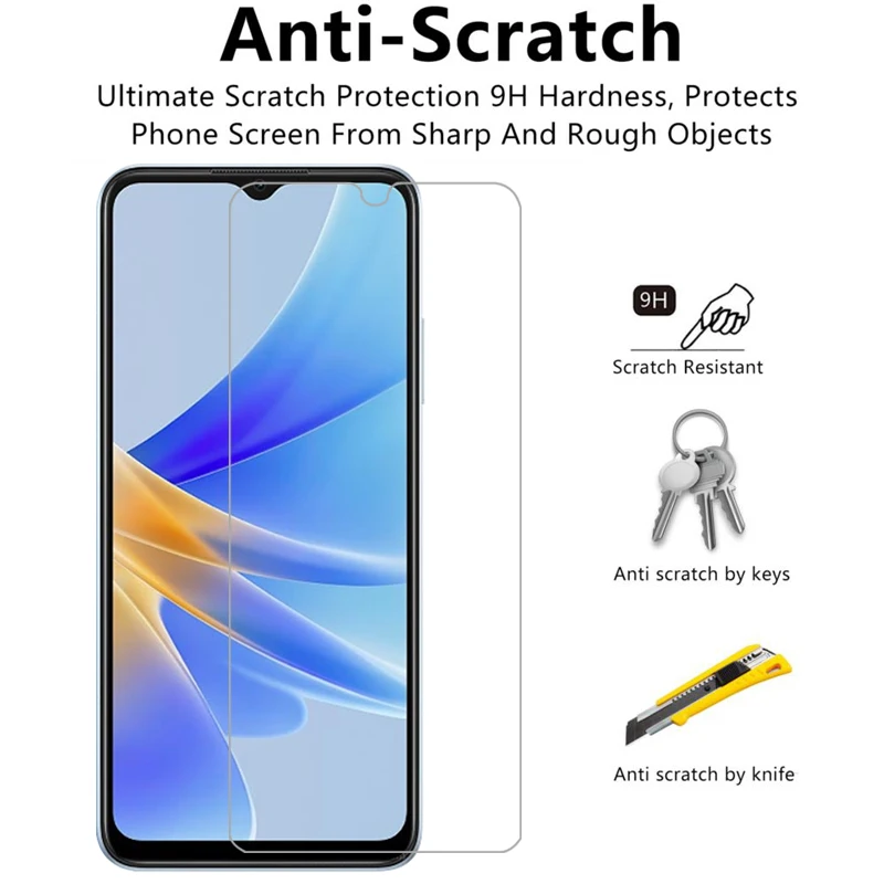 Защита экрана для oppo a17 a17k защитное закаленное стекло на oppoa17 a 17 k 17a пленка