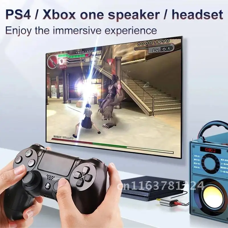 Оптический цифровой стерео SPDIF Toslink коаксиальный сигнал в аналоговый