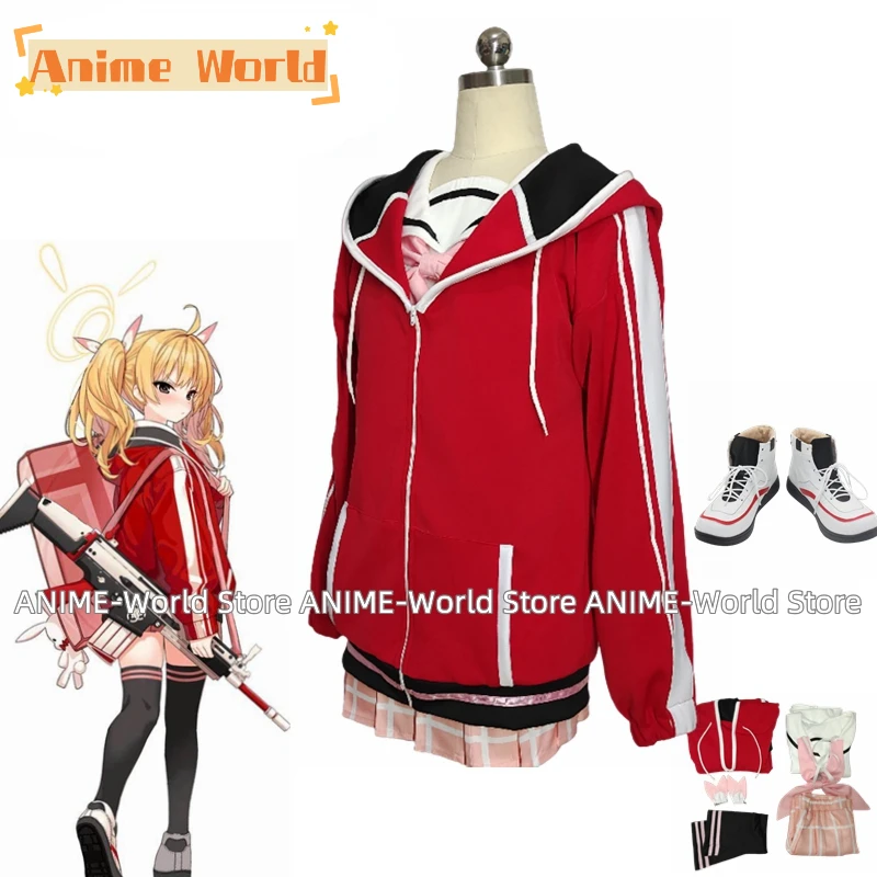 

Косплей Костюм ибараги йосими на заказ, костюм для косплея в стиле игры голубого архива, костюм для косплея, Хэллоуин, Униформа, аниме одежда, обувь