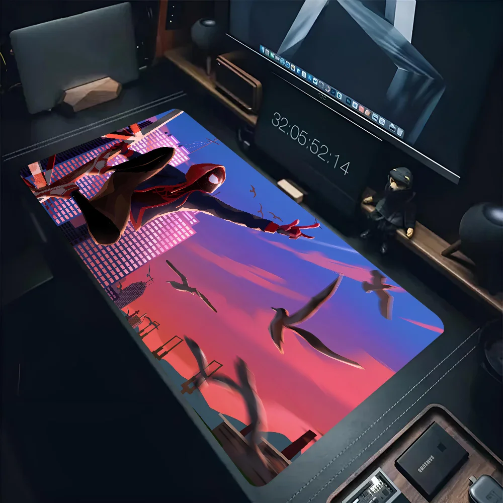 S-Spider-Man Classic Character Mousepad Mouse Mat Desk With Pad Gaming Accessories Prime XXL Keyboard Padding Ma