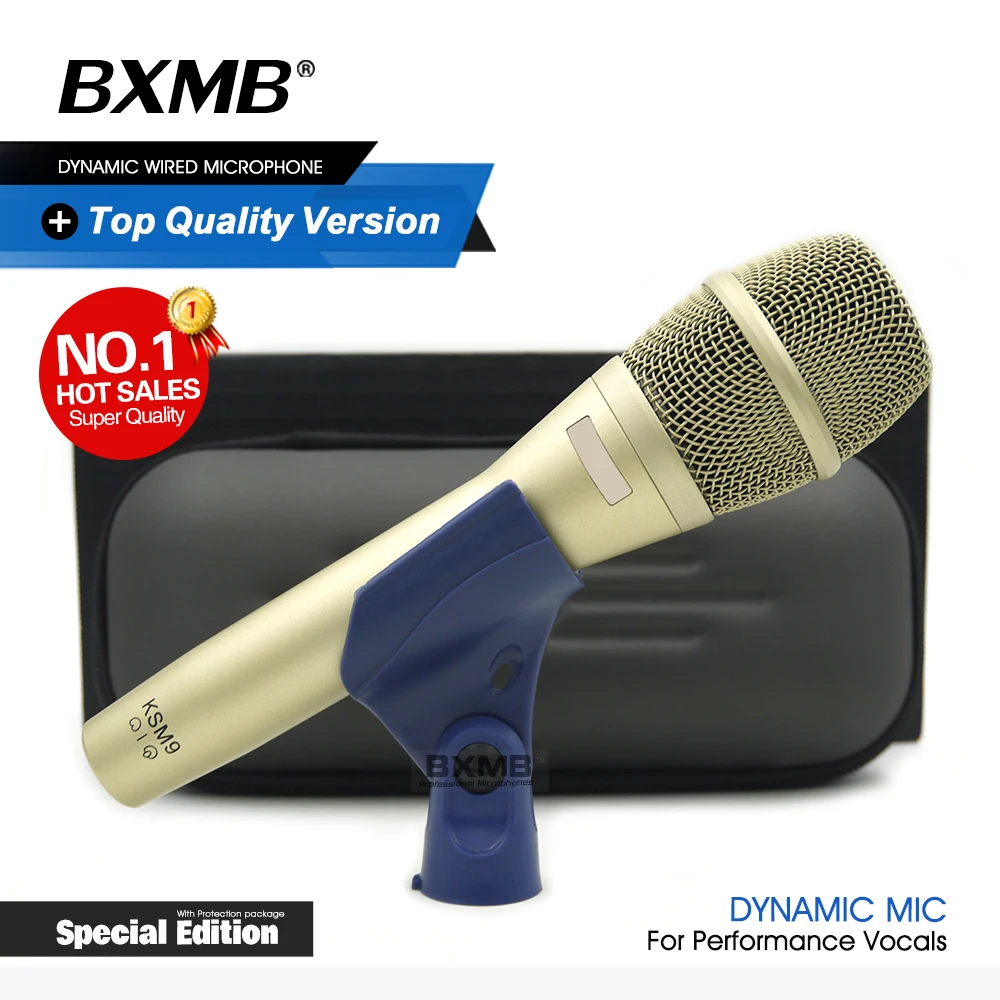 

Special Edition KSM9 Professional Dynamic Wired Microphone KSM9C Mic Super-Cardioid For Performance Live Vocals Karaoke