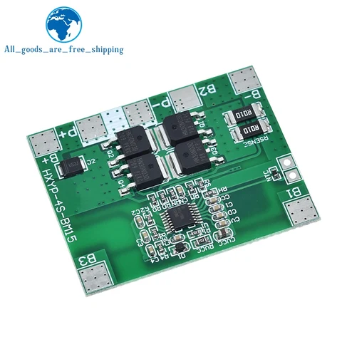 TZT 4S BMS плата защиты аккумулятора 18650