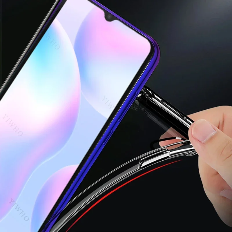 Защитный прозрачный чехол для телефона Xiaomi Redmi 9A M2006C3LG ТПУ утолщенный Прозрачный 9