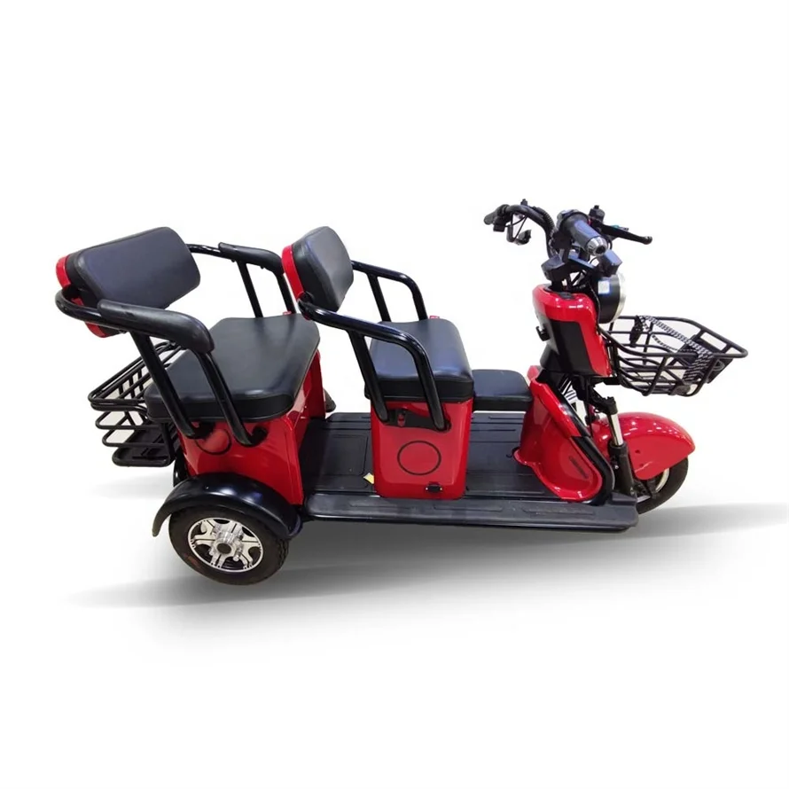 

Standard Easy Ride Hot Sale Three-Wheel Electric Car Canopy Recreational Tricycle For women use