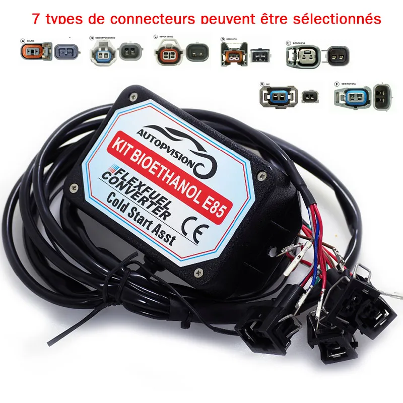 Ethanol kit E85 4-cylinder, 4/6/8cyl E85 Conversion kit Alternative fuel to ethanol with cold start, biofuel E85, car to ethanol