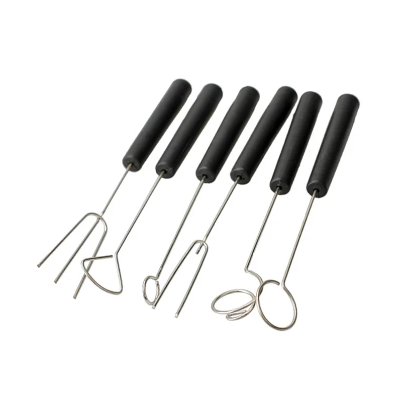 

6pcs/set Dipping Chocolate Fork Tool Pen Irregular Stainless Steel DIY Bakeware Accessories Fondant Kitchen Home Cake Decoration