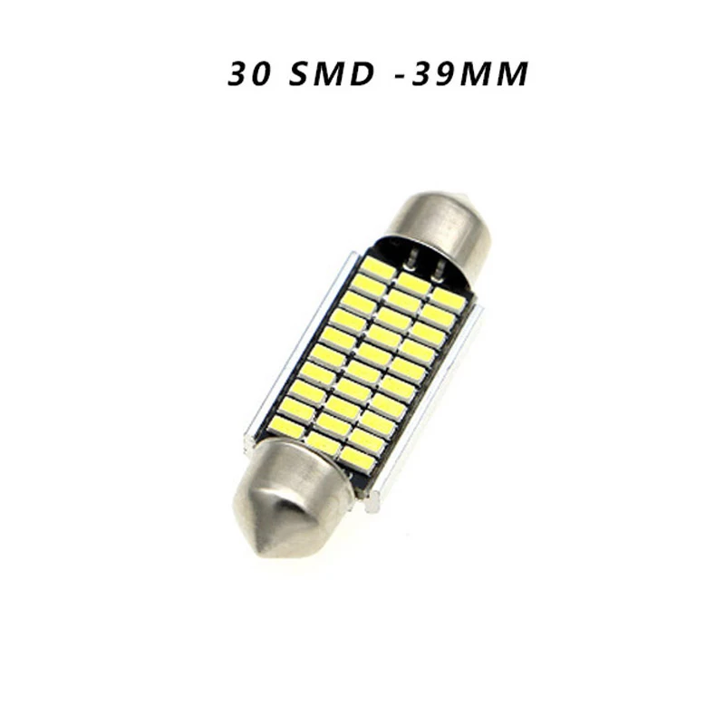 Фото 3014 18smd 31/36/39/41 мм лампа для чтения декодирования 18 Вт лампа для номерного знака №4