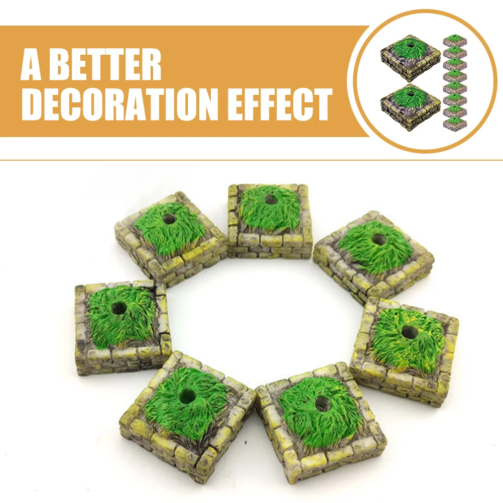 10 шт. дерево алтарь база модель песочный стол миниатюрная архитектура мультфильм