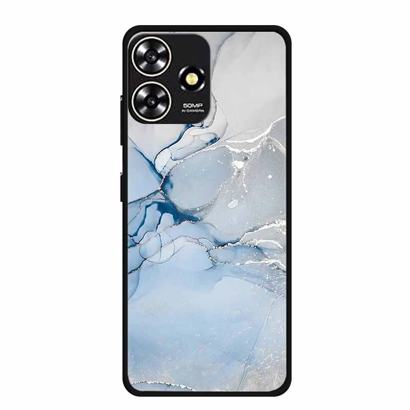 Фото Крутой силиконовый чехол для ZTE Blade V50 Design 4G, мягкая задняя крышка с мраморным принтом для Blade V 50, умные чехлы, защитные чехлы №3