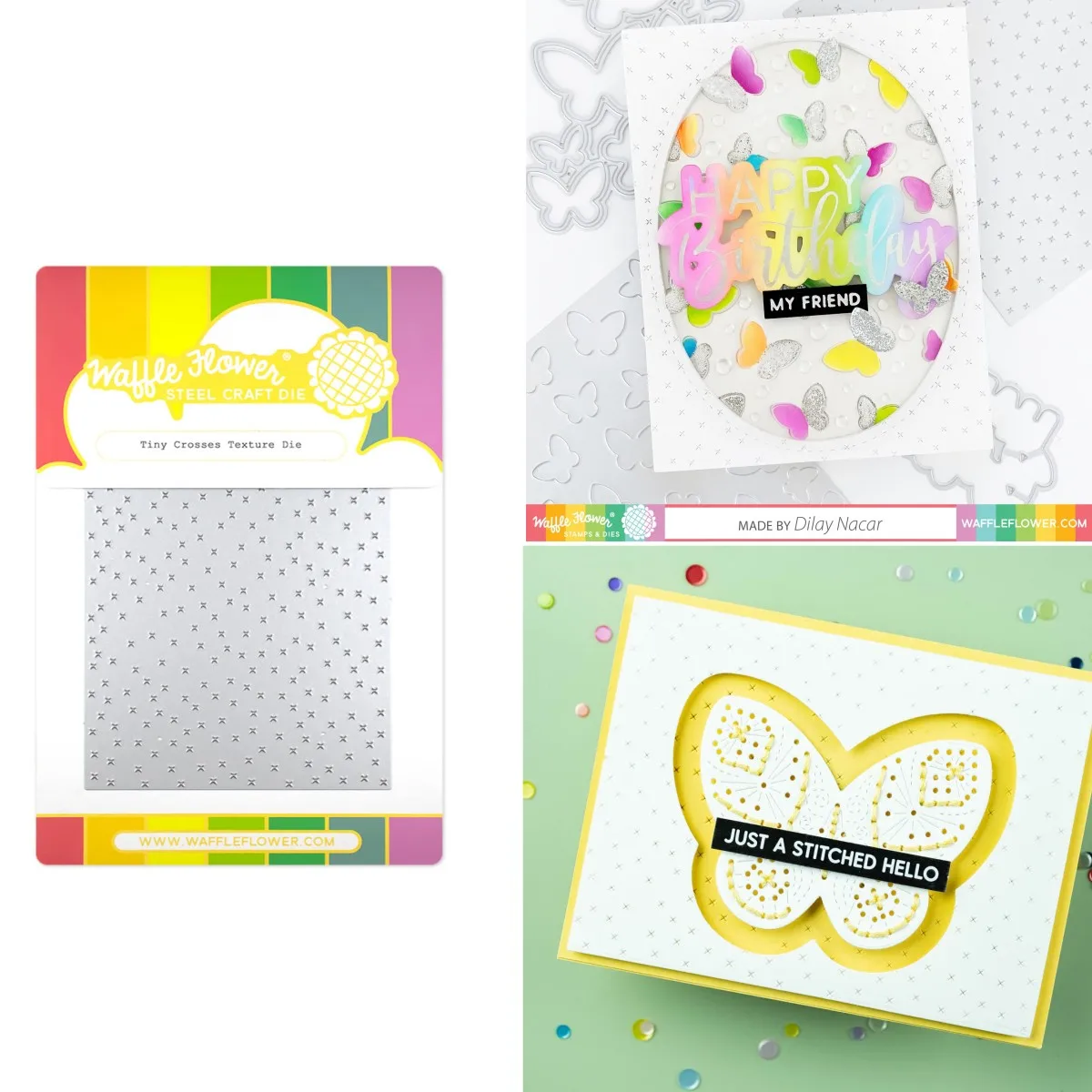

Tiny Crosses Texture Butterfly Die Metal Cutting Dies Scrapbook Diary Decoration Embossing Template Diy Greeting Card Blade 2023