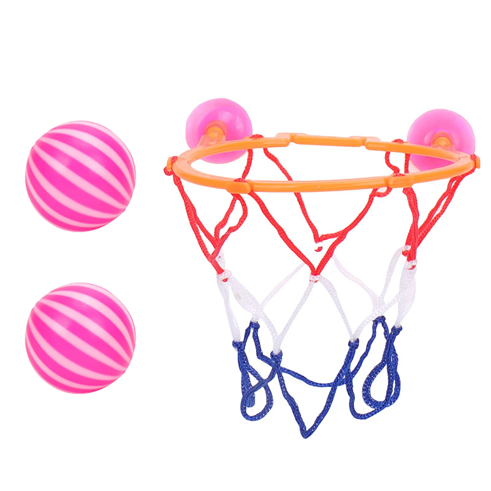 

Basketball Hoop & Balls Set Bath Shooting Game For Kids Basketball Toy For Toddlers Fun Basketball Hoop & Balls Playset Suctions