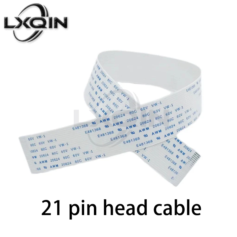 

LXQIN 10PCS dx4 21pin print head cable for Epson dx4 print head data cable FFC flex flat cable