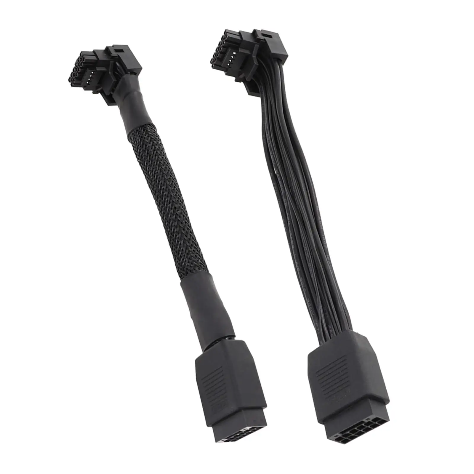 

Pci-E 5.0 Extension Cables Extender 16Pin to 16(12+4)Pin for Graphics Card Wire 15cm card 2VHPWR straight head turning head line