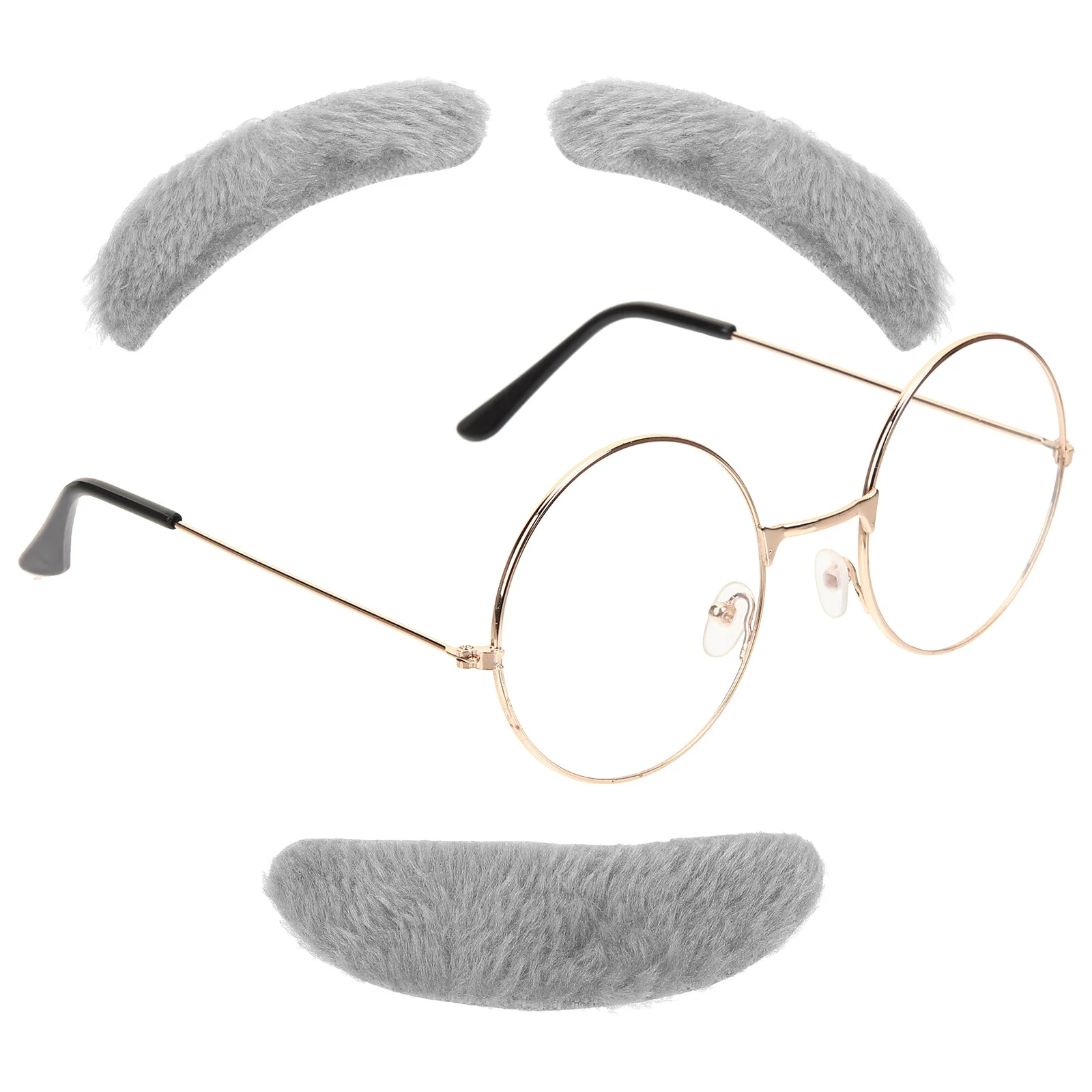 

Eyebrow Mustache Props 100 Day School Costume Boys Cosplay Old Man Kids Days Costumes Year Aldult