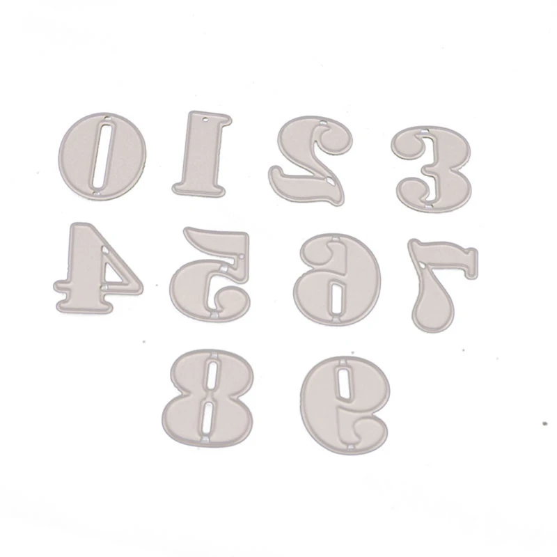 

Number Cutting Dies Stencil DIY Scrapbooking Embossing Album Paper Card Craft