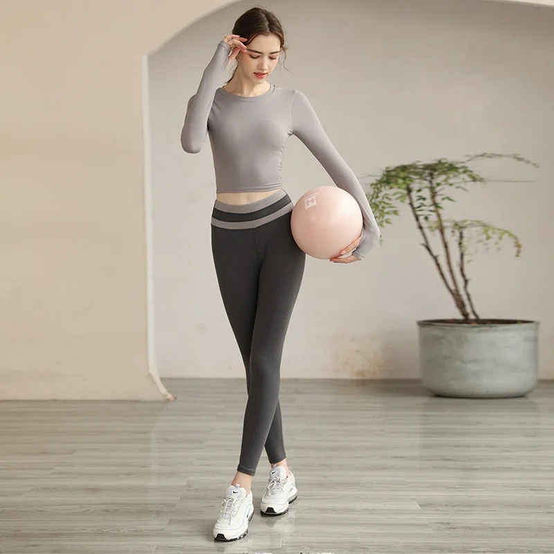 Exercise Fitness Yoga Suit Women with Bra Running Top Yoga Fitness Suit Women Sport Set Women Gym Set Women Clothes for Women