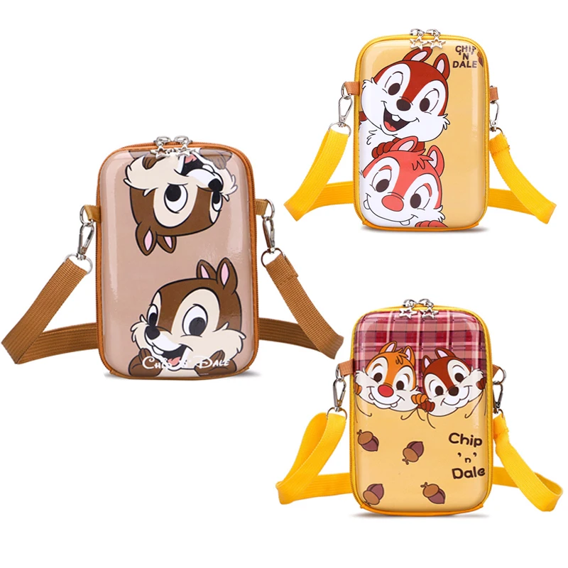 

Stitch Disney Crossbody Bags Anime Figure Chip Dale Shoulder Bag Mickey Minnie Cartoon Anime Storage Bags Kid Toy Christmas Gift