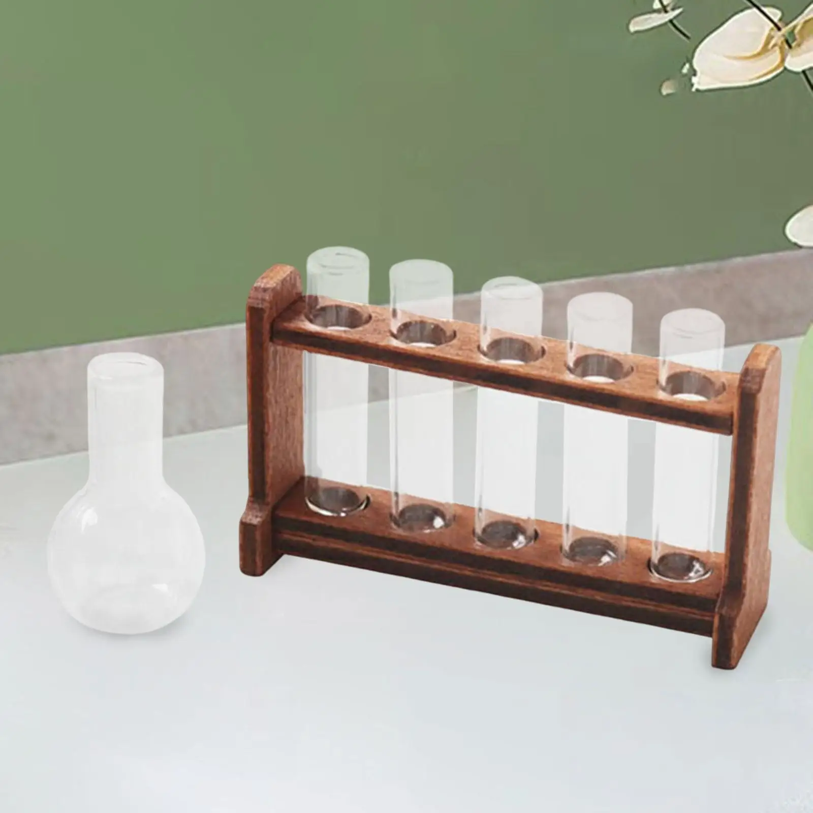 

Миниатюрная стеклянная пробирка, маленькие пробирки, бутылка, аксессуары для украшения кукольного домика, украшение