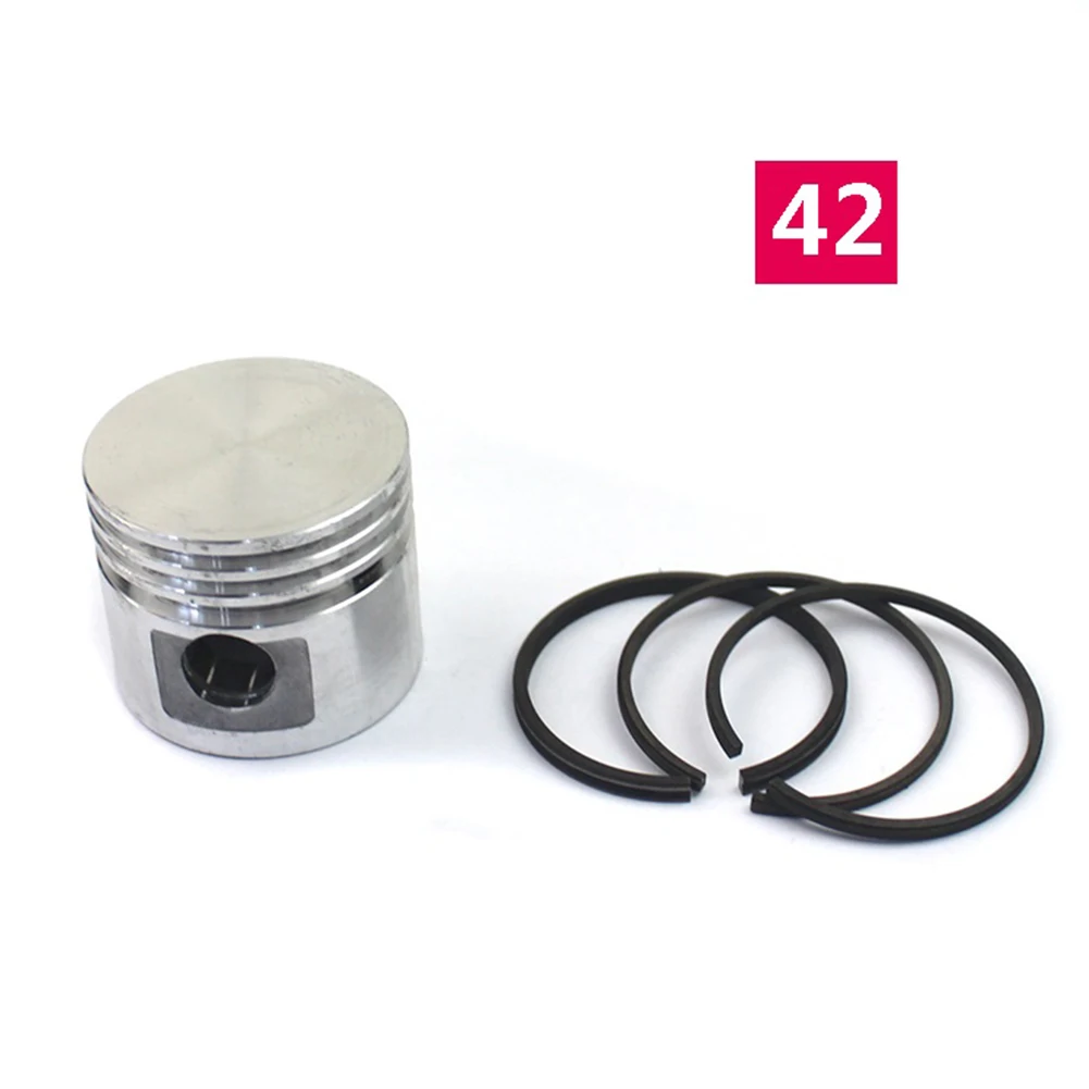 

4pcs 42/47/48/51/65mm Air Compressor Metal Silver Piston With Black Piston Rings Air Pump Accessories Air Tools