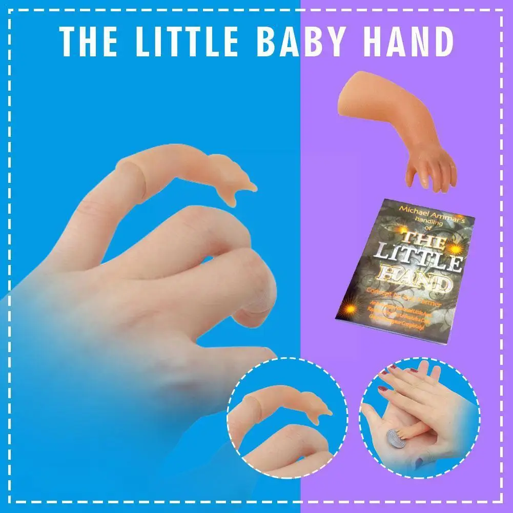 

2020 New Horror Magic Tricks The Little Hand Prank Joke Magicians Coins Magic Props Performance Close-up Disappear D6M9