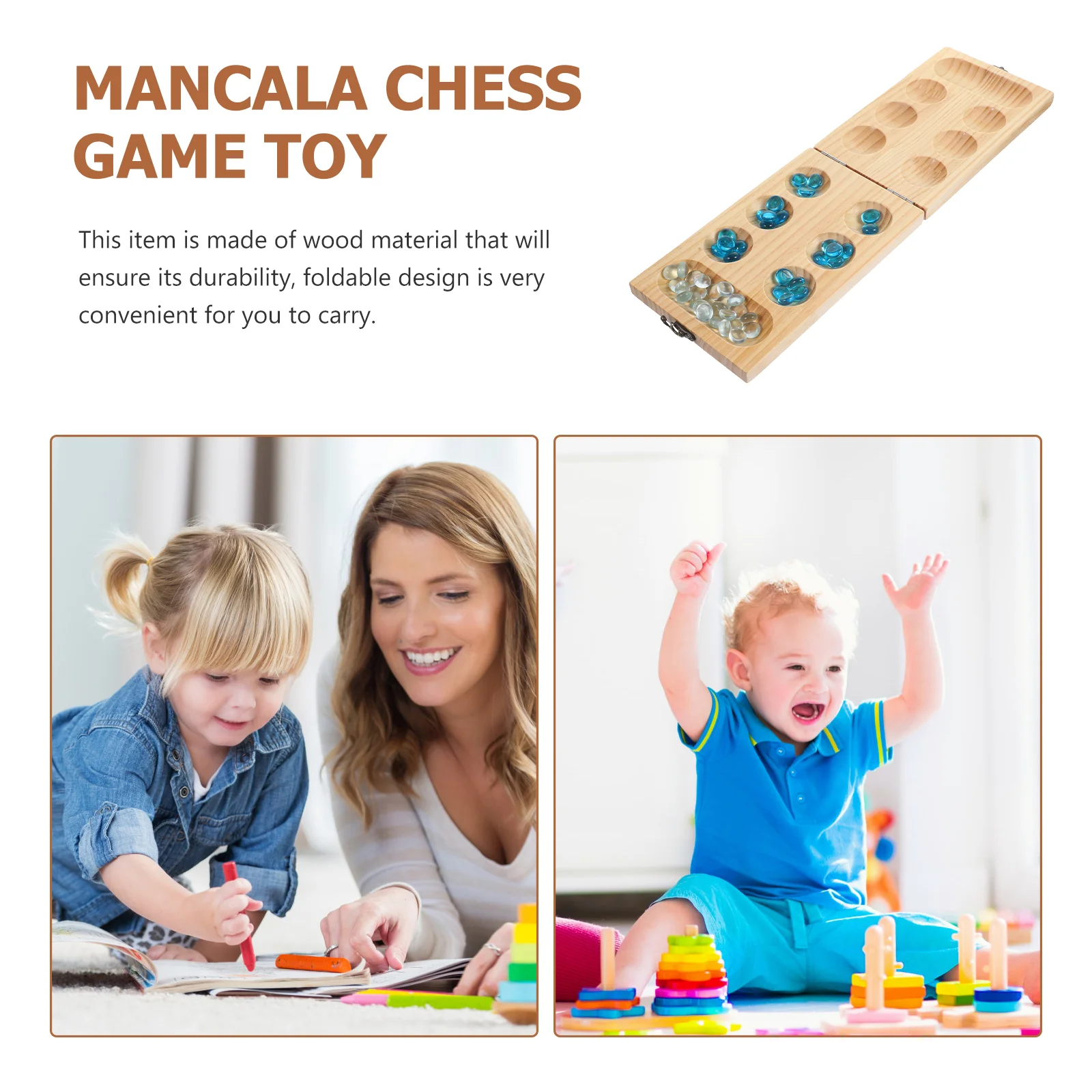 Mancala африканские драгоценные камни шахматы портативный Mancale складная настольная