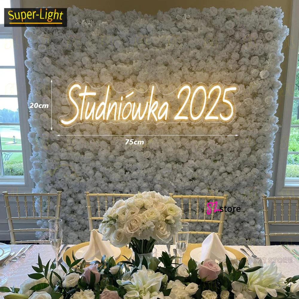 Изготовленная на заказ светодиодная неоновая вывеска 75x20 см выпускной для