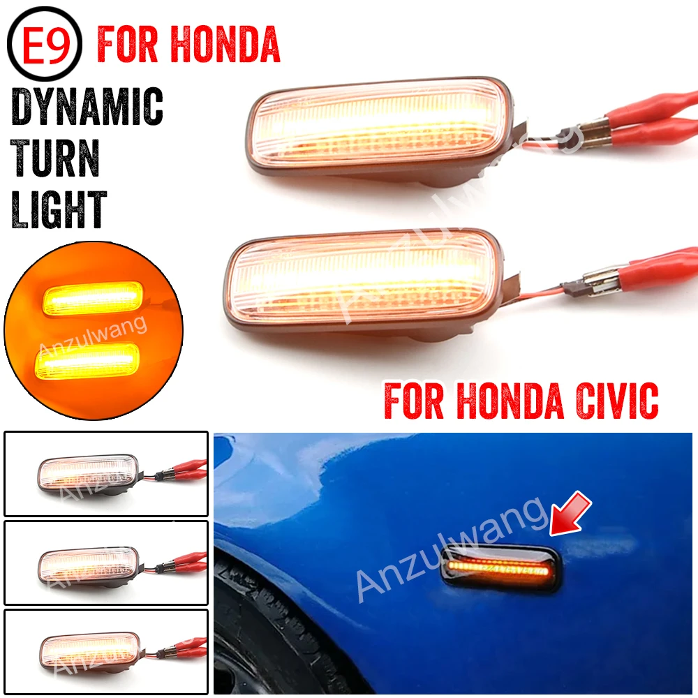 2 шт. автомобильный индикатор поворота для Honda Civic EK 2/3/4dr