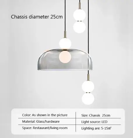 

Прозрачные кованые подвесные светильники GD-A1-01 LED для дома