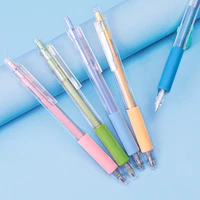 2pcs morandi color retro neutral pen student solid color simple press pen girl school supplies office stationery water pen