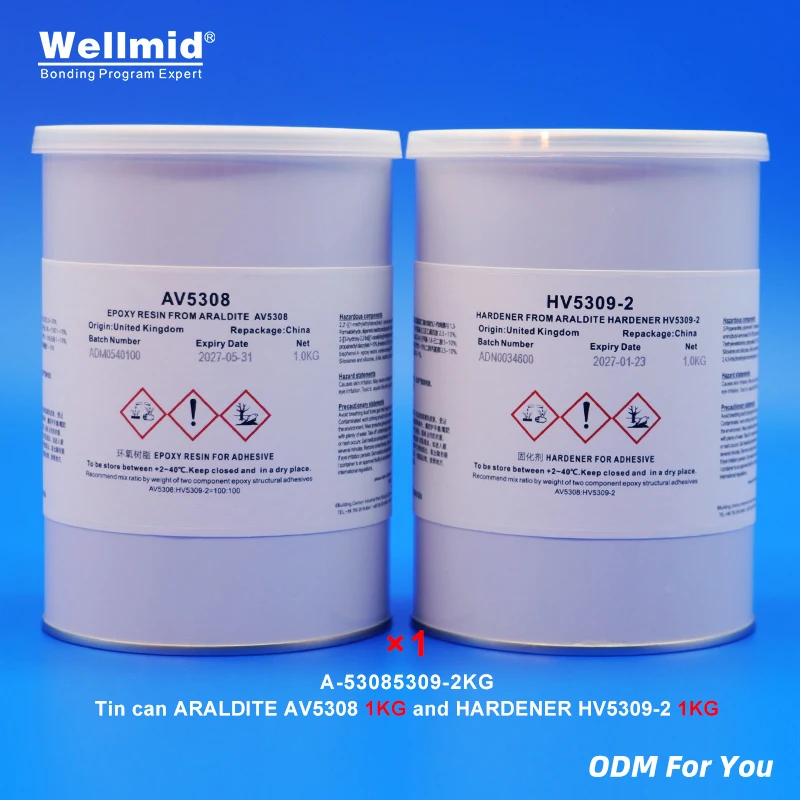 

Эпоксидная смола ARALDITE AV5308 с HARDENER HV5309-2 в сочетании с наполнением зазоров, не провисающая, толщина до 10 мм, склеивание GRP SMC