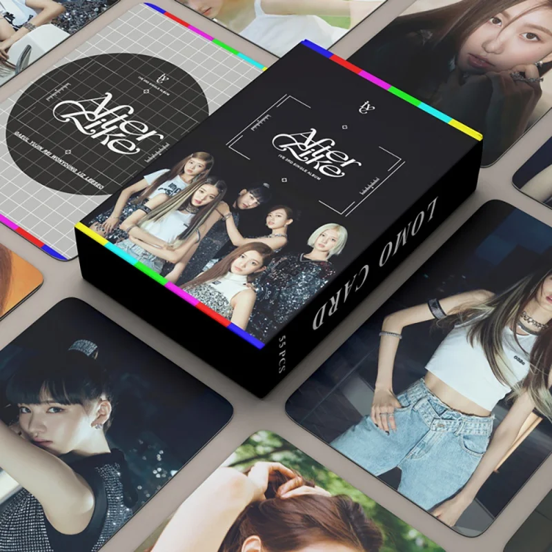 

55PCS/Set Kpop ITZY TWICE IVE Kep1er Photocards 2022 New Album After Like Lomo Cards Formula of Love Girls Postcards Photo Print