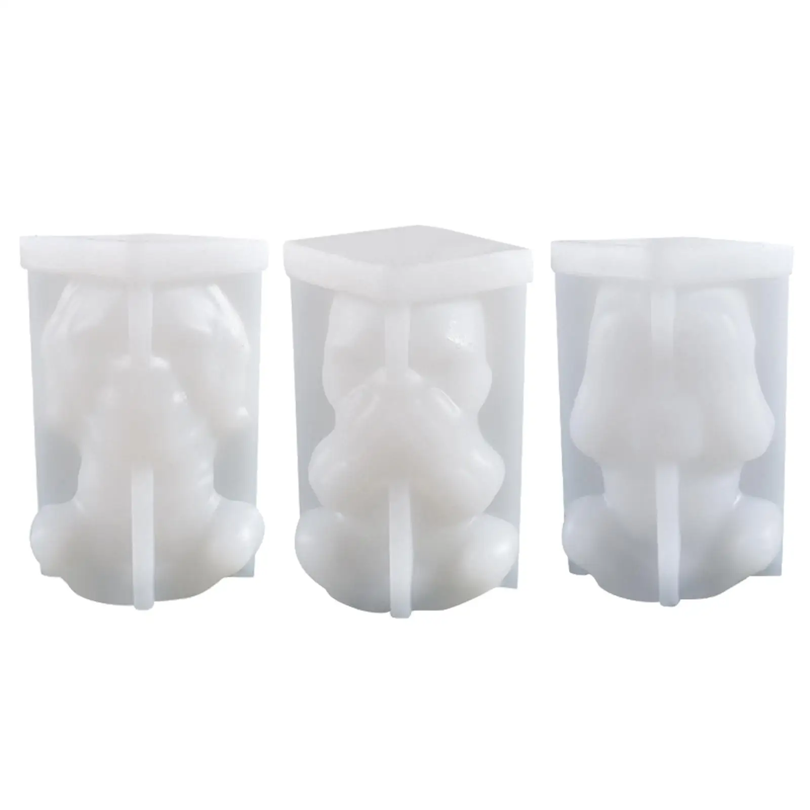 

Силиконовая форма в виде черепа для свечей, милая свеча в виде черепа для Хэллоуина, ароматическая смола, искусственное ремесло, домашний де...