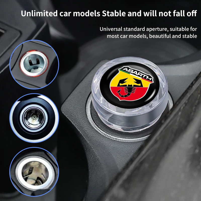 Автомобильная заглушка прикуривателя пылезащитная крышка защитный чехол для Fiat