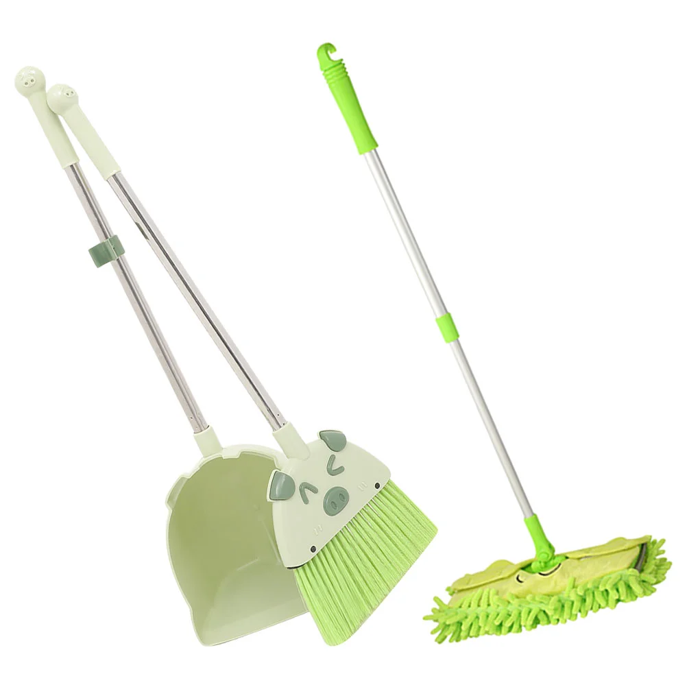 

Children's Broom Dustpan Toddler Suit Household Cleaning Playset The Pet Small Tool Kit